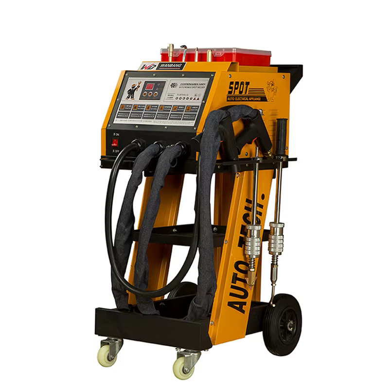Machine automatique de débosselage de tôle