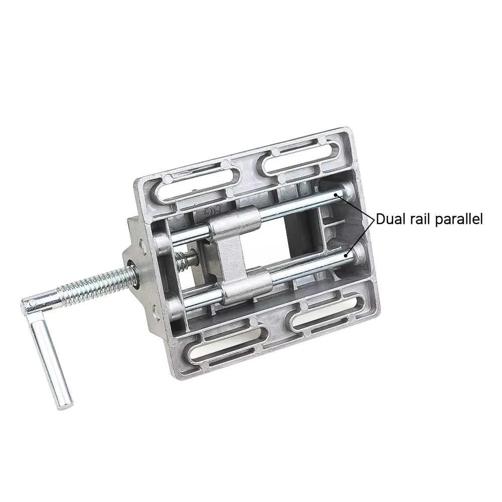 Pince de fraiseuse 3 pouces, étau à mâchoire parallèle, perceuse, étau de presse, table de travail réglable, pince en alliage d'aluminium, serrage à Double piste