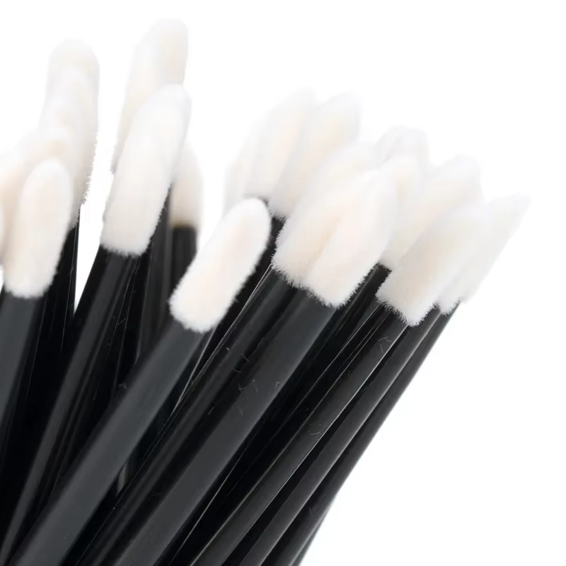 100 pièces brosse à lèvres brosse d'extension de cils pinceaux de maquillage pour Extension de cils applicateur de Mascara baguettes de rouge à lèvres outils cosmétiques