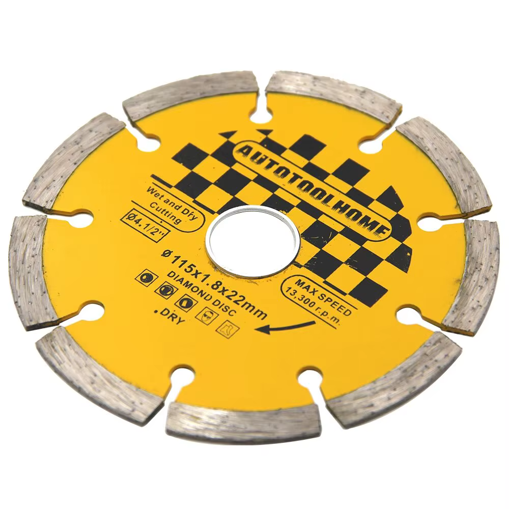 115mm diamant sec rainuré mur brise lame de scie granit marbre