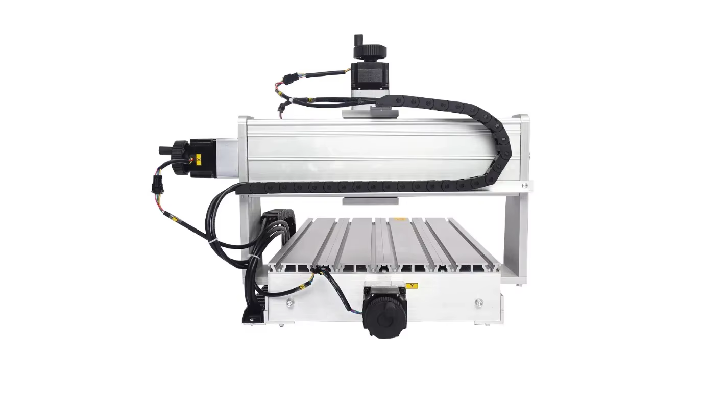 Mini-machine CNC pour le travail du bois avec fonction rotative MACH3. CNC3020