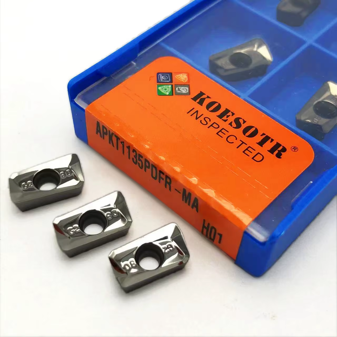 Outil de tournage interne APKT1135PDFR-MA H01 pour l'aluminium