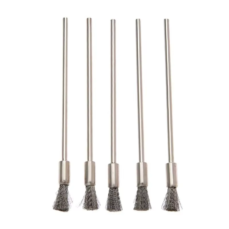R9uf en acier métallique brosse en laiton mini-pinceau rotatif outil