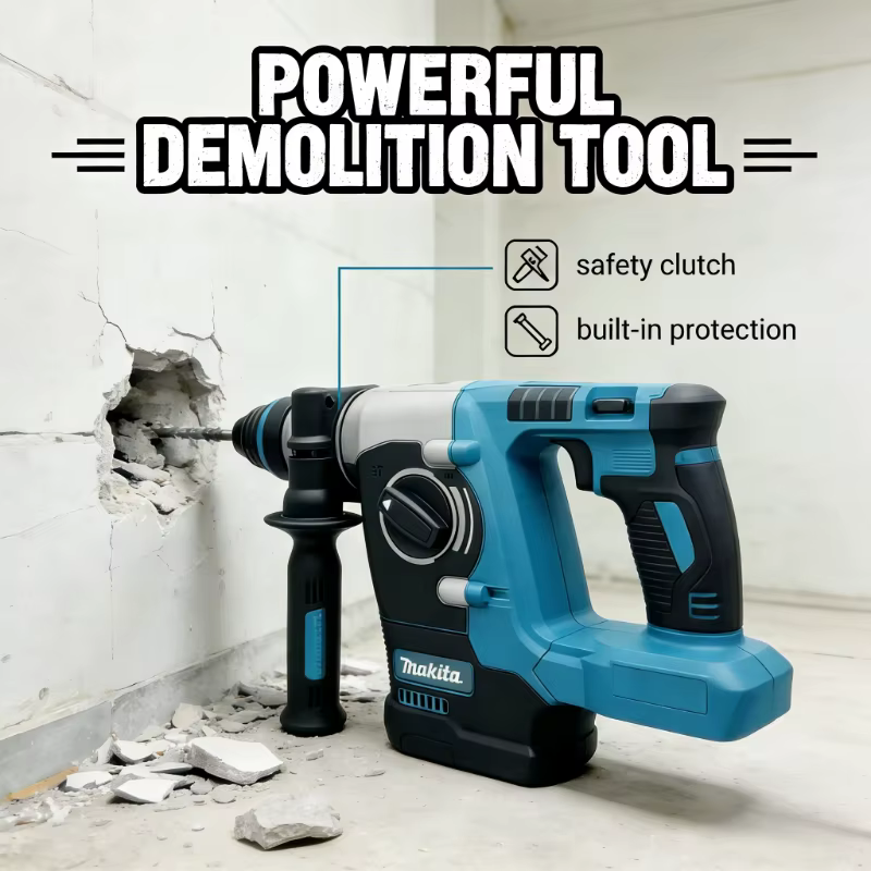 Makita - Perceuse à percussion rotative sans balais 18V