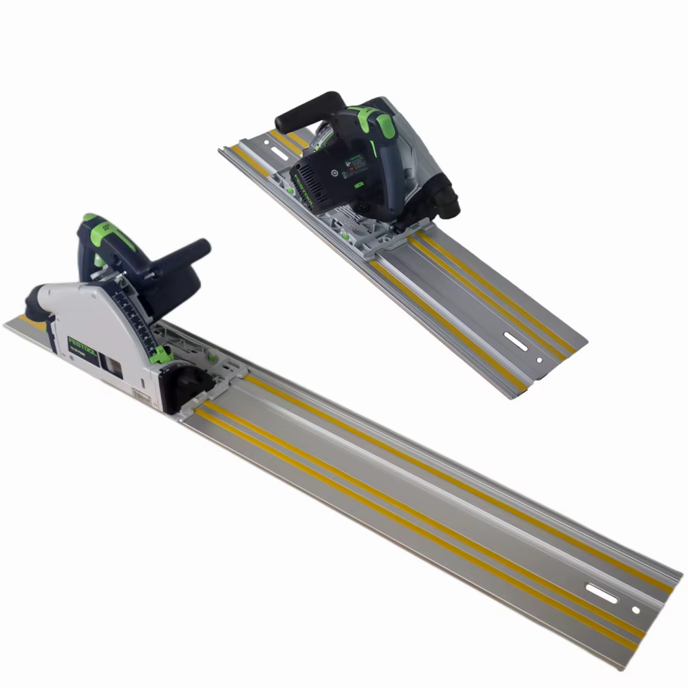 Rail de guidage de scie sur chenilles de 55 pouces pour scies