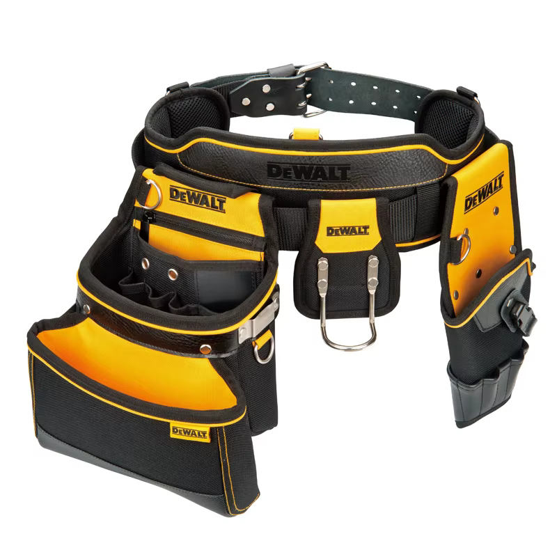 DEWALT DWST81228-8 Ceinture porte-outils multifonction réglable en tissu haute résistance