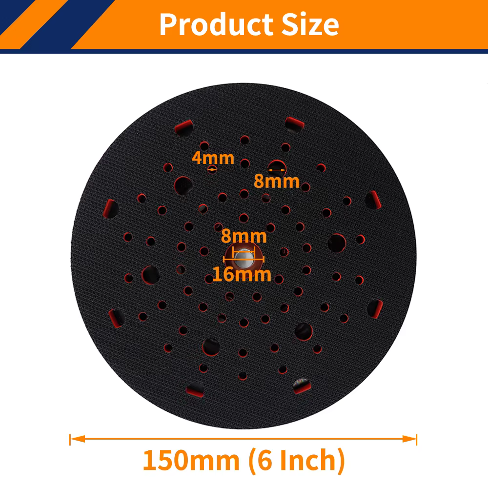 Tampon de ponçage de 6 pouces pour BOSCH RSM6045