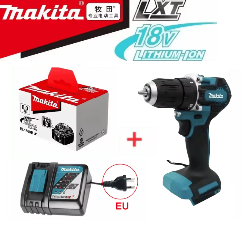 Batterie au lithium de remplacement 100% authentique Makita 3.0Ah 6Ah