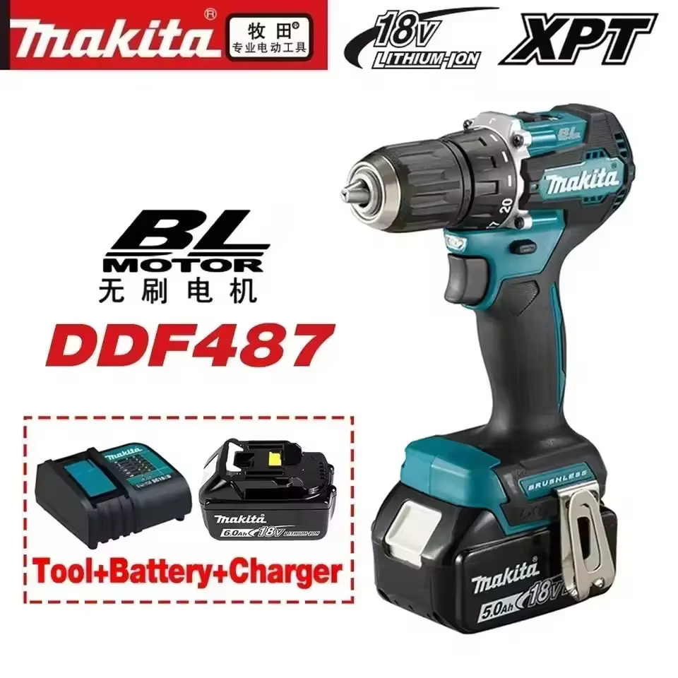 Perceuse-visseuse sans fil 18V Makita DDF487