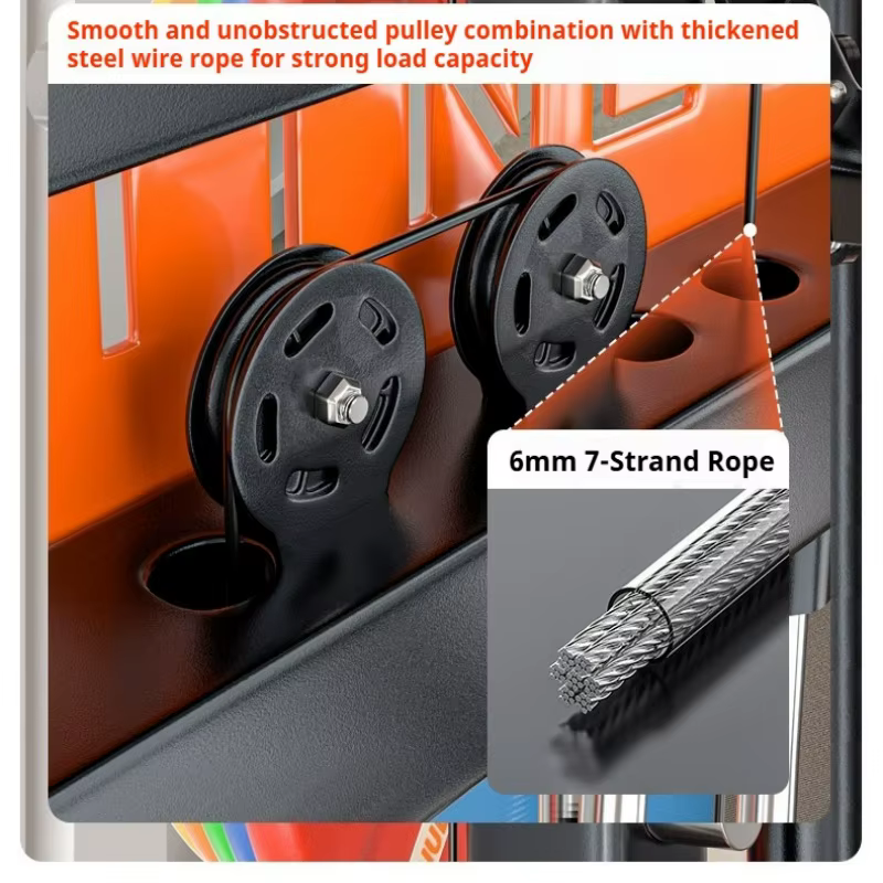 Machine Smith multifonctionnelle pour entraînement complet, grand équipement de fitness, cadre de poussée pour squats profonds, personnalisable