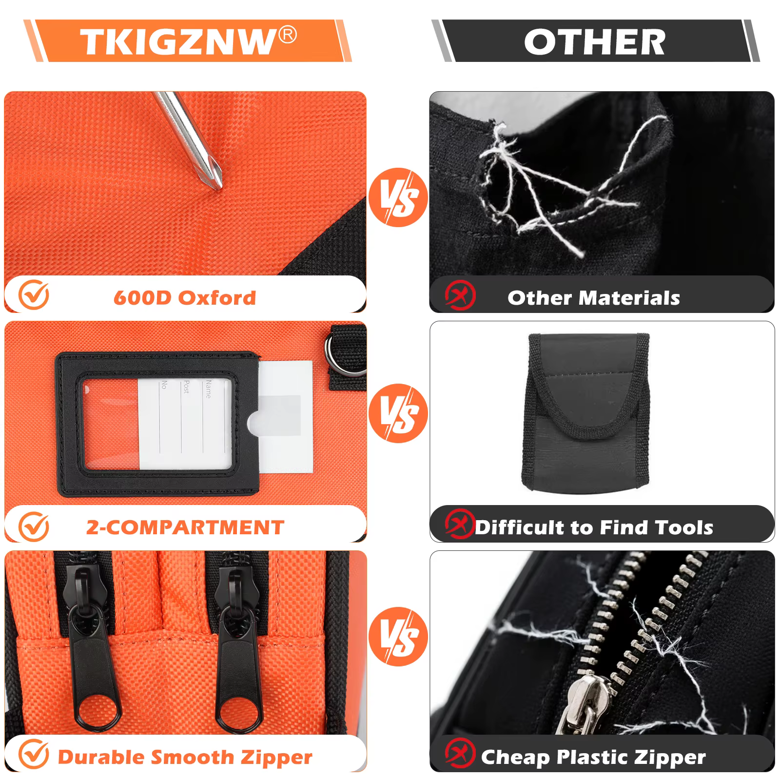 Sac à outils TKIGZNW B017-2