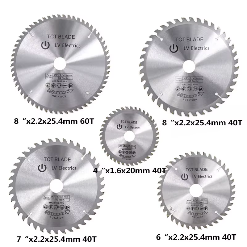 XCAN lame de scie 1pc 4 ''6'' 7 ''8''