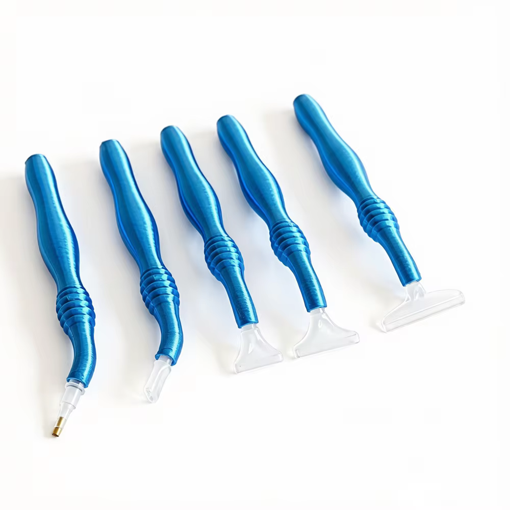 Kit d'outils de peinture diamant DIY avec stylos de pose 3D, plateau de cire, ensemble de pinces et accessoires pour la création de points de croix