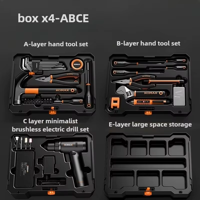Ensemble de boîtes à outils domestiques