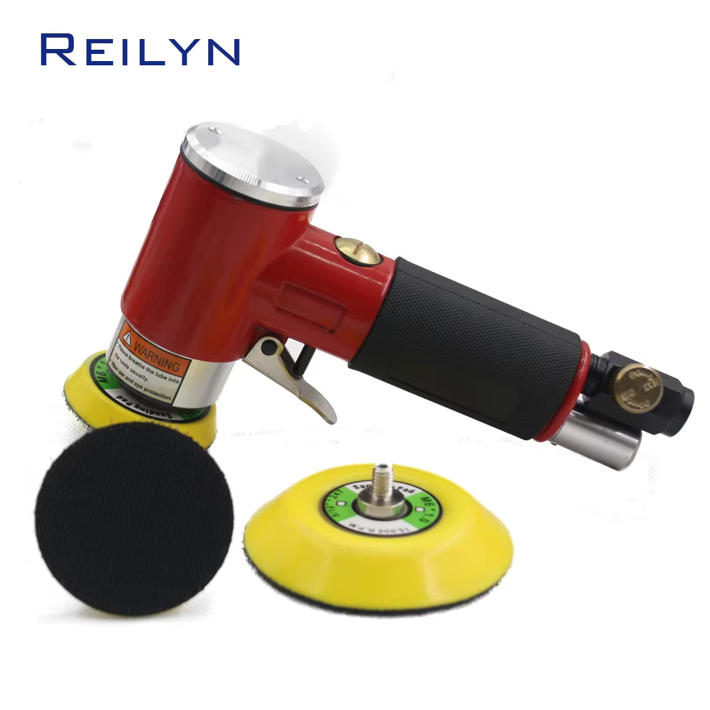 Reilyn Mini rectifieuse pneumatique 3 " ponceuse à air orbite aléatoire pour le polissage de voiture polisseuse à air à grande vitesse