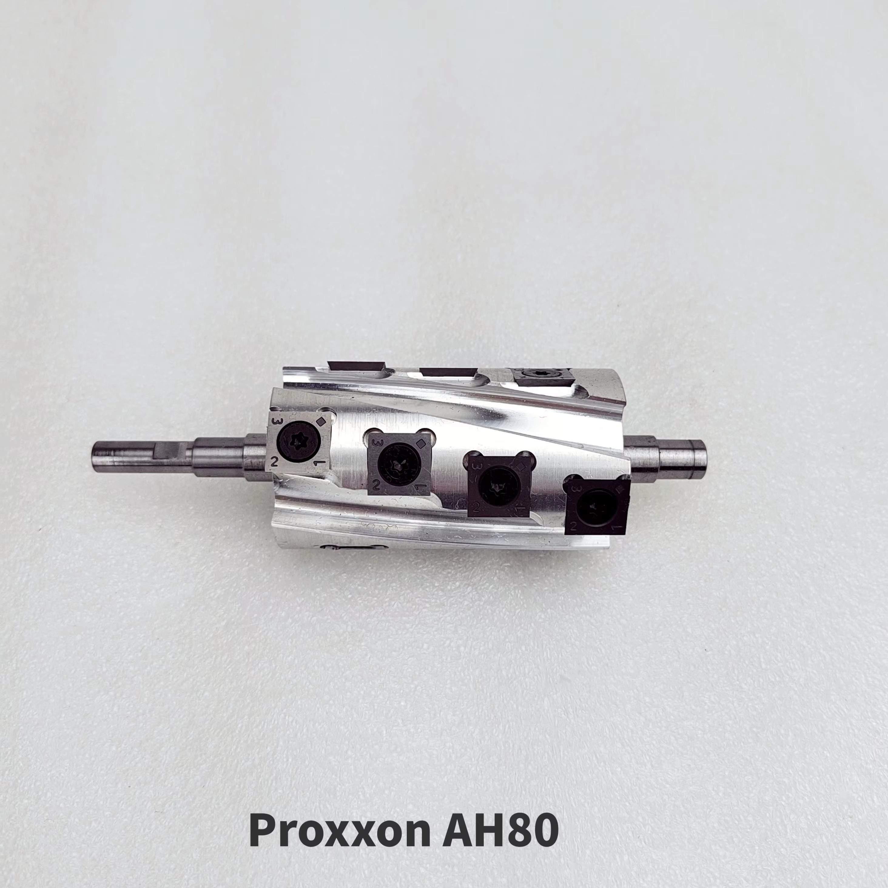 LIVTER-Arbre de tête de coupe en spirale pour rabot Proxxon AH80
