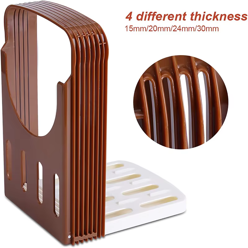 Coupe-pain pliable, support de trancheur de pain grillé, Guide de coupe de pain en plastique, outil de coupe de pain, support de coupe, outil de cuisson