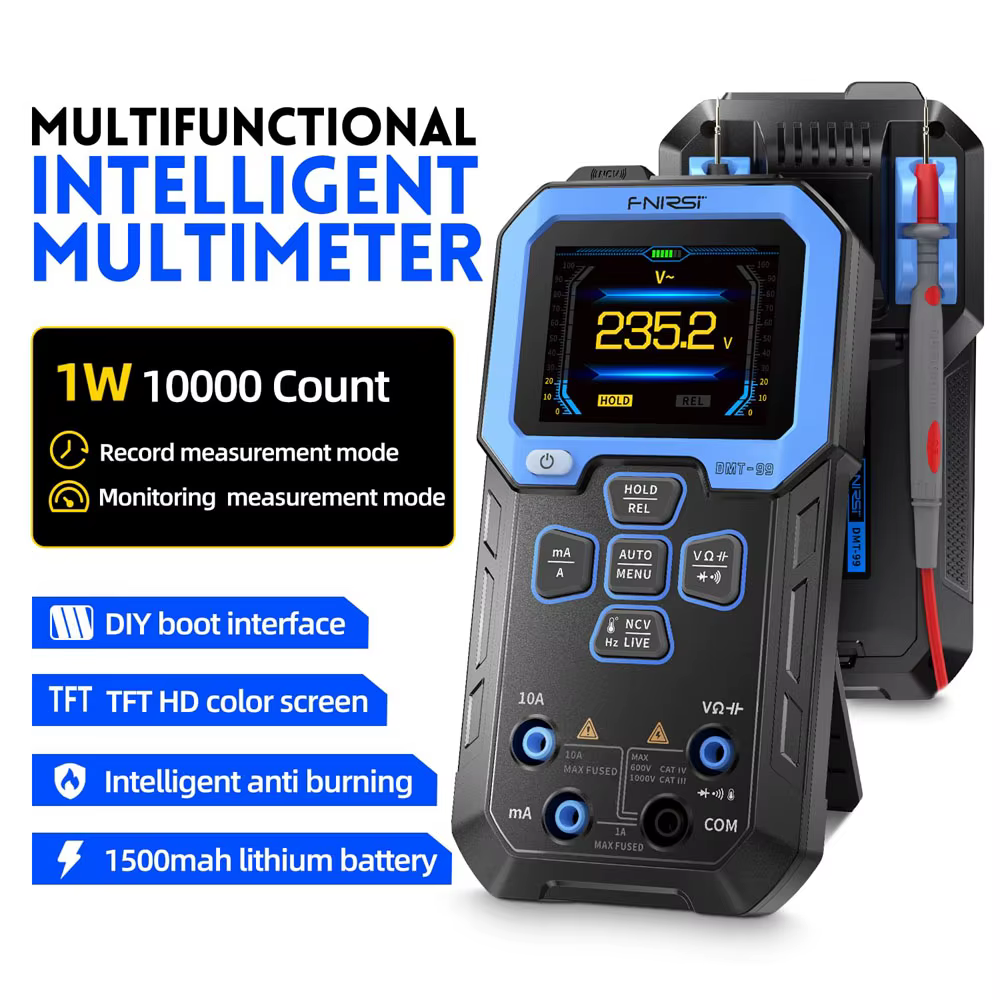 FNIRSI DMT-99 multimètre numérique 9999 points TRMS
