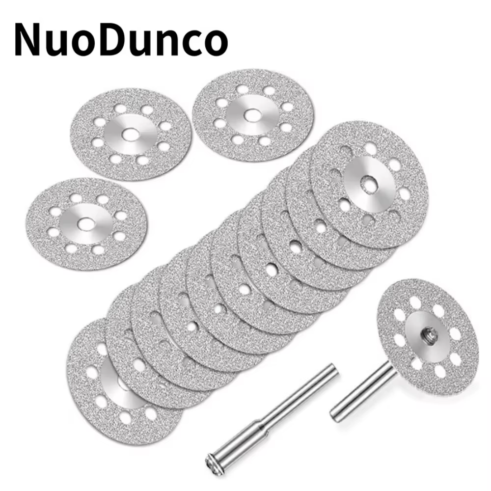 Lame de scie diamantée pour outil rotatif 20-30 mm avec mandrin de 3 mm pour outils rotatifs Dremel