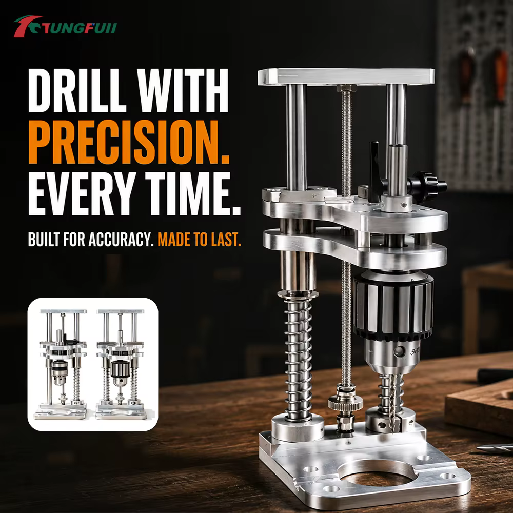 Support de fixation universel Tungfull pour perceuse à main avec amortisseur à ressort