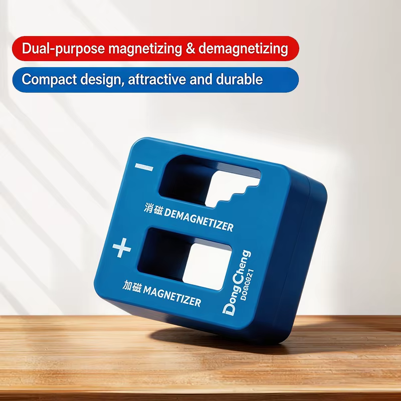 Magnétiseur/démagnétiseur compact et portable 49x29x51mm – Outil magnétique mini pour tournevis et embouts de perceuse – Démagnétisation pratique