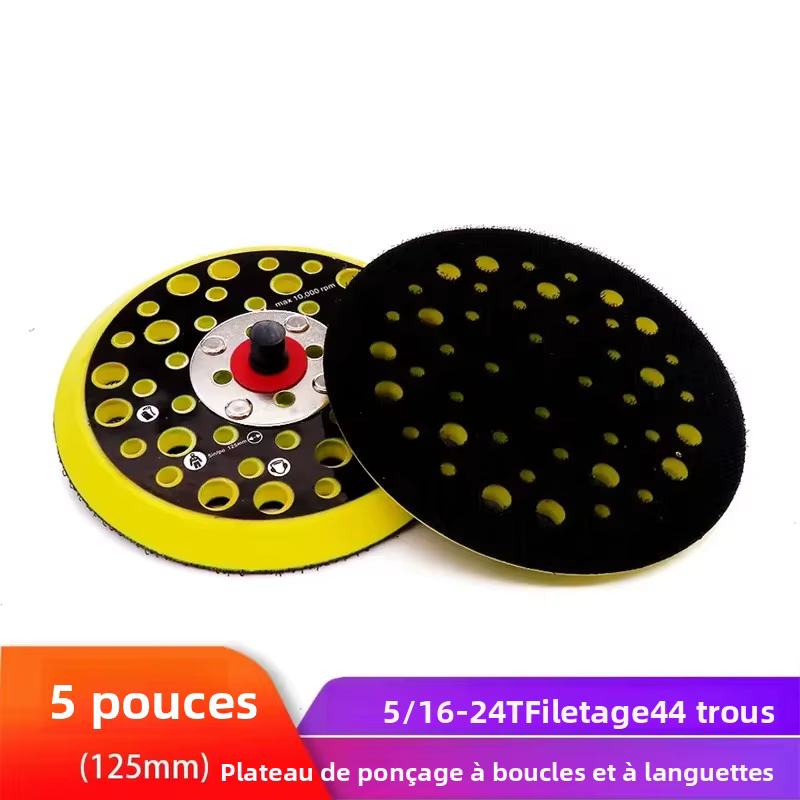 Support de ponceuse 5 pouces 125mm 44 trous
