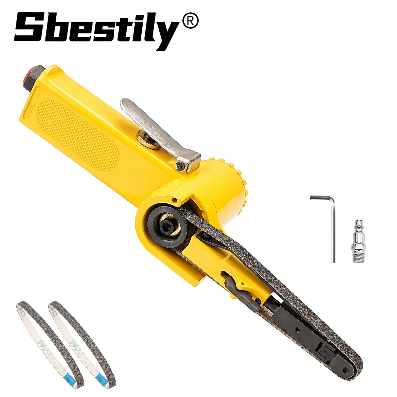 Sbestliy – ponceuse à bande pneumatique de 3/8 pouces