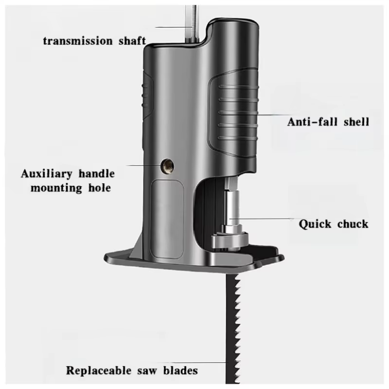 Adaptateur modifié pour perceuse électrique en scie électrique