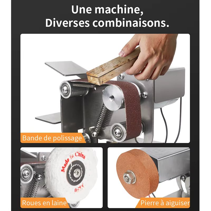 Mini Polisseuse à Bande Électrique