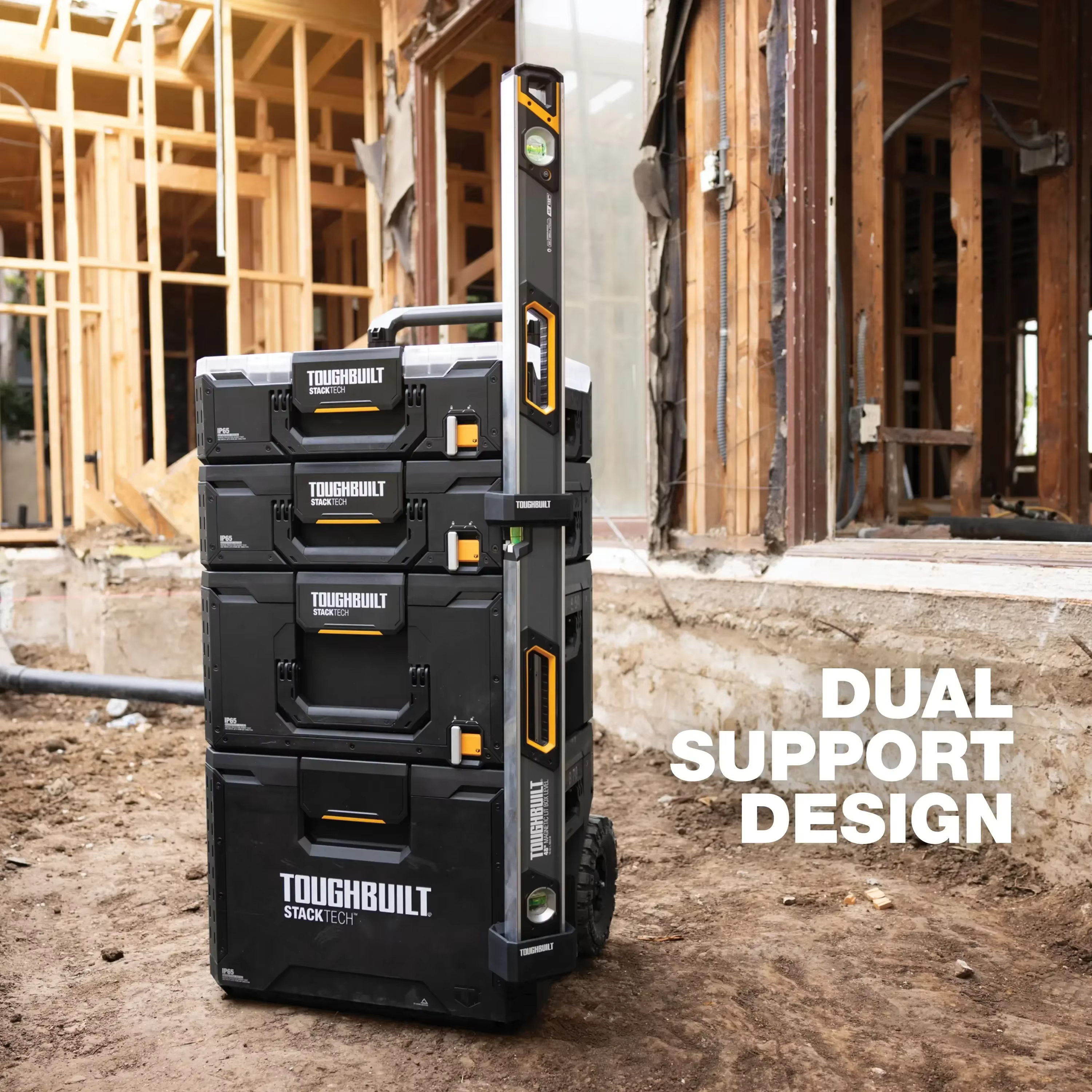 TOUGHBUILT TB-B1-A-54 STACKTECH porte-outil en plastique boîte à outils empilable spécial Vertical Portable organisateur