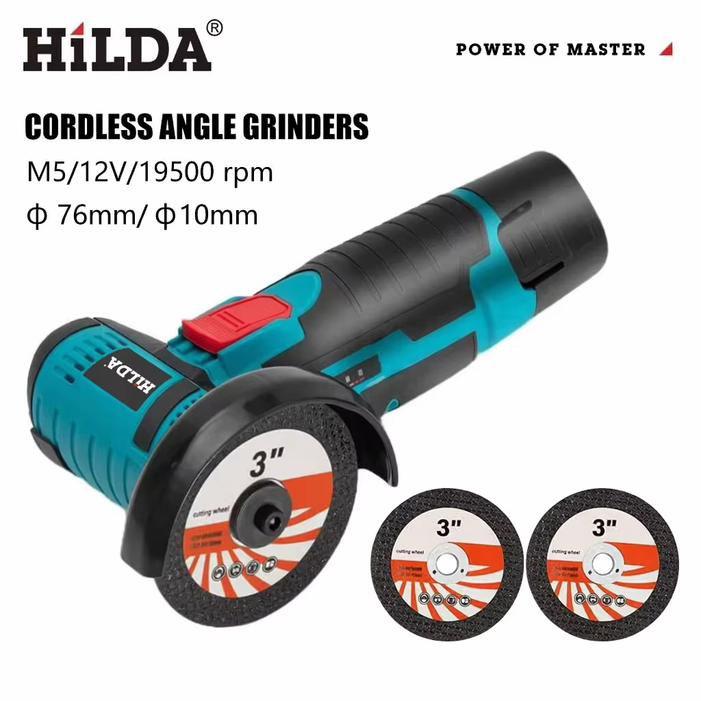 HILDA 12V meuleuse d'angle charge outil de meulage pour le polissage