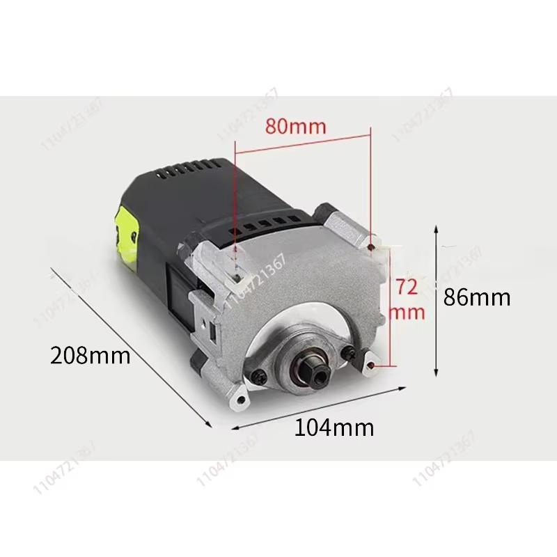 Moteur de scie circulaire électrique haute puissance 1600W pour scies sans poussière