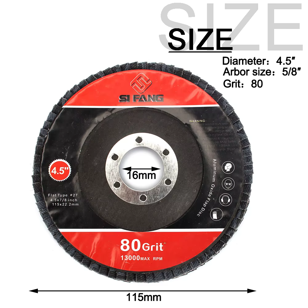 /05/2019 de Ponçage pour Meuleuse d'Angle, 115mm, 12, 80, 120, 240, 320 Grain, pour Calcul du Métal, Travail d'Ébavurage, Polissage