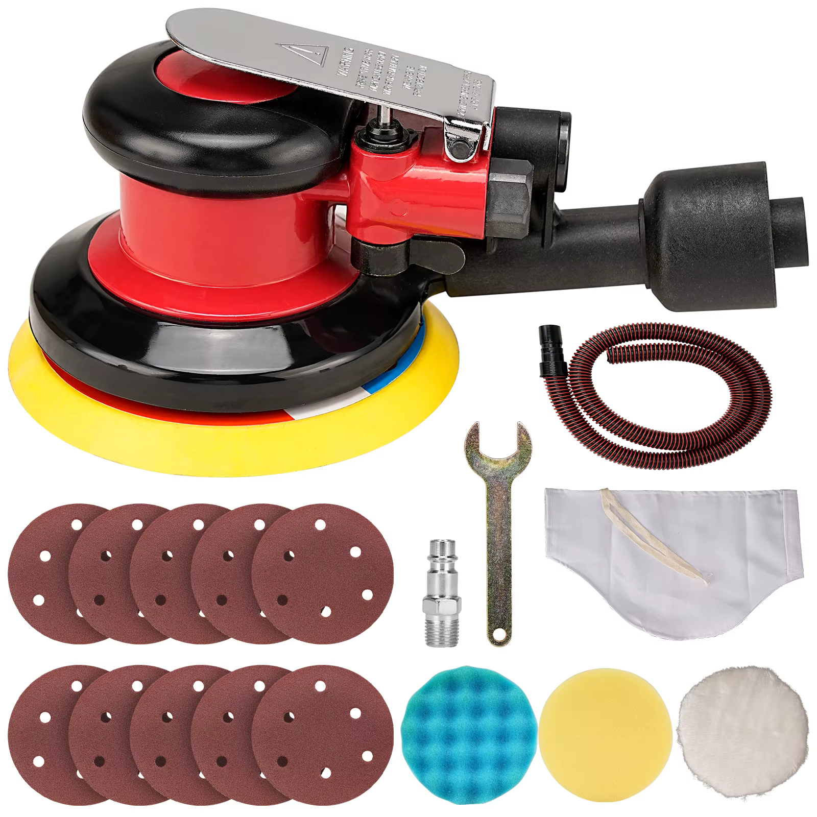 Ponceuse pneumatique de 5 pouces