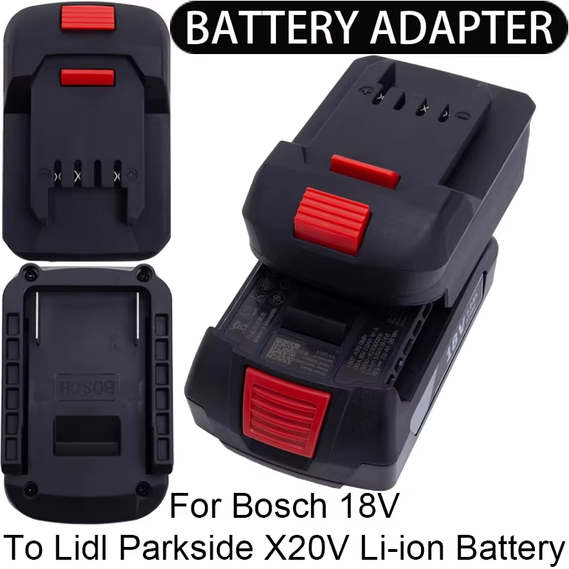 Adaptateur de batterie pour Bosch 18V à Lidl Parkside X20V