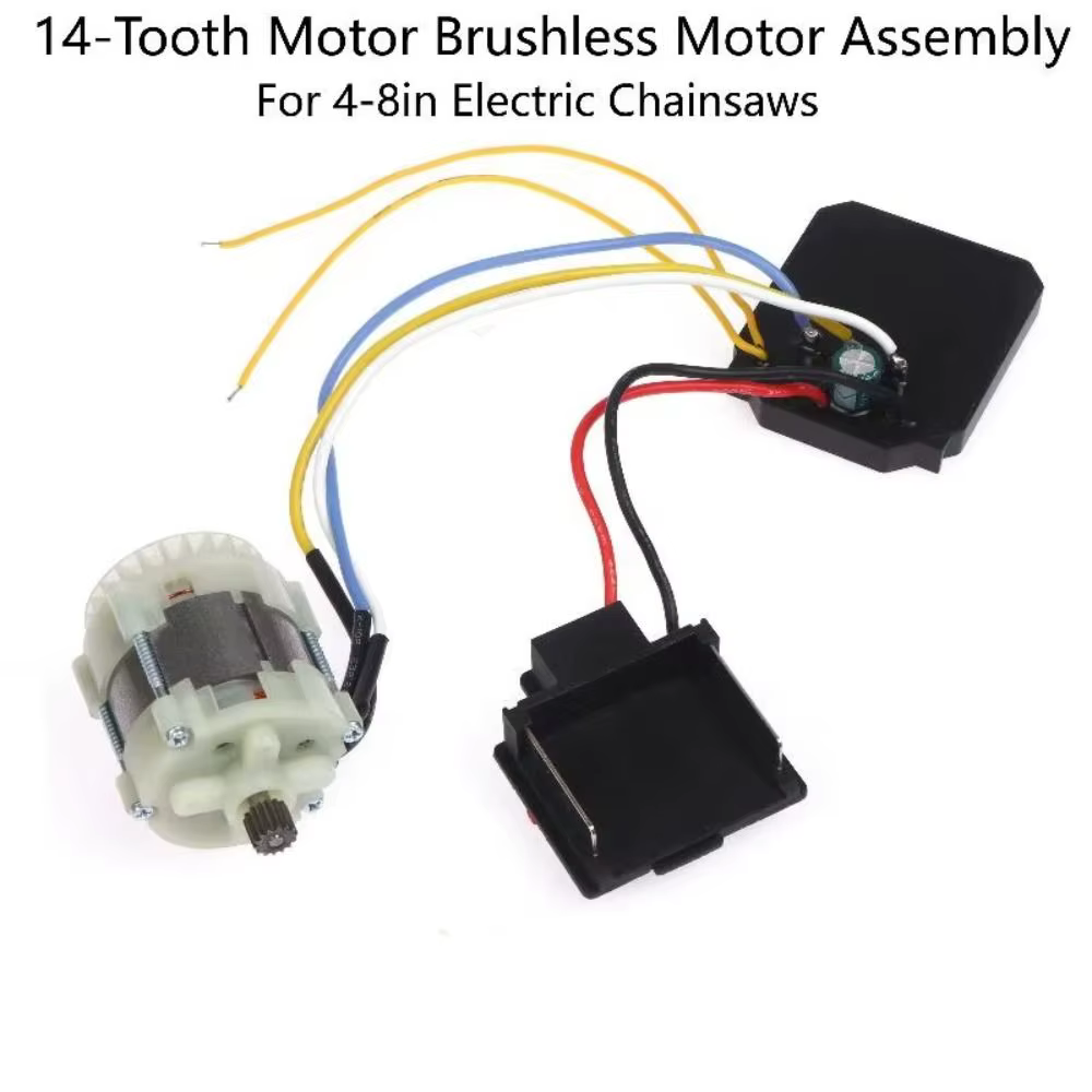 Moteur de tronçonneuse électrique à 14 dents