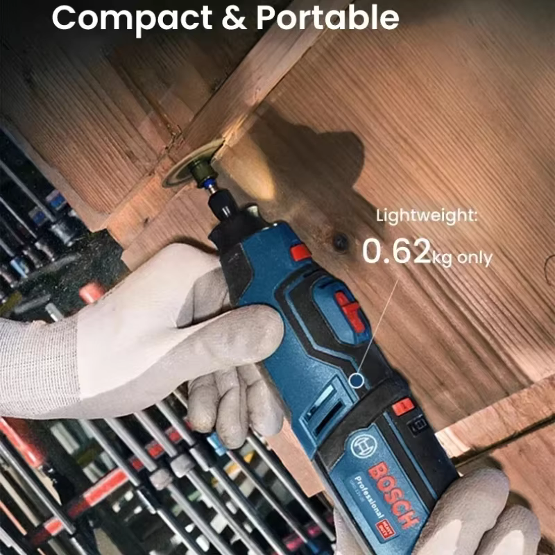 Meuleuse droite rechargeable portable BOSCH GRO12V-35