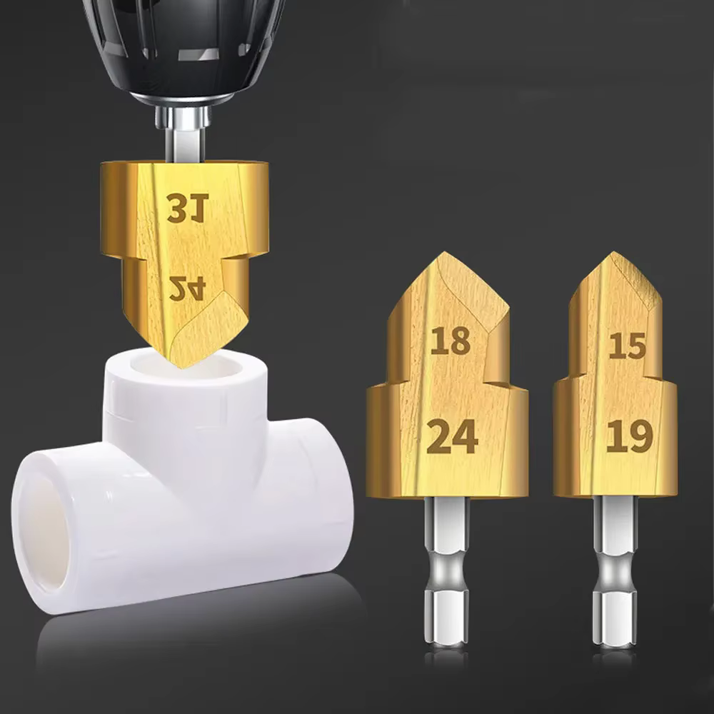 Foret d'élargissement hexagonal PPR 31/24/19 pour tuyaux d'eau et d'électricité