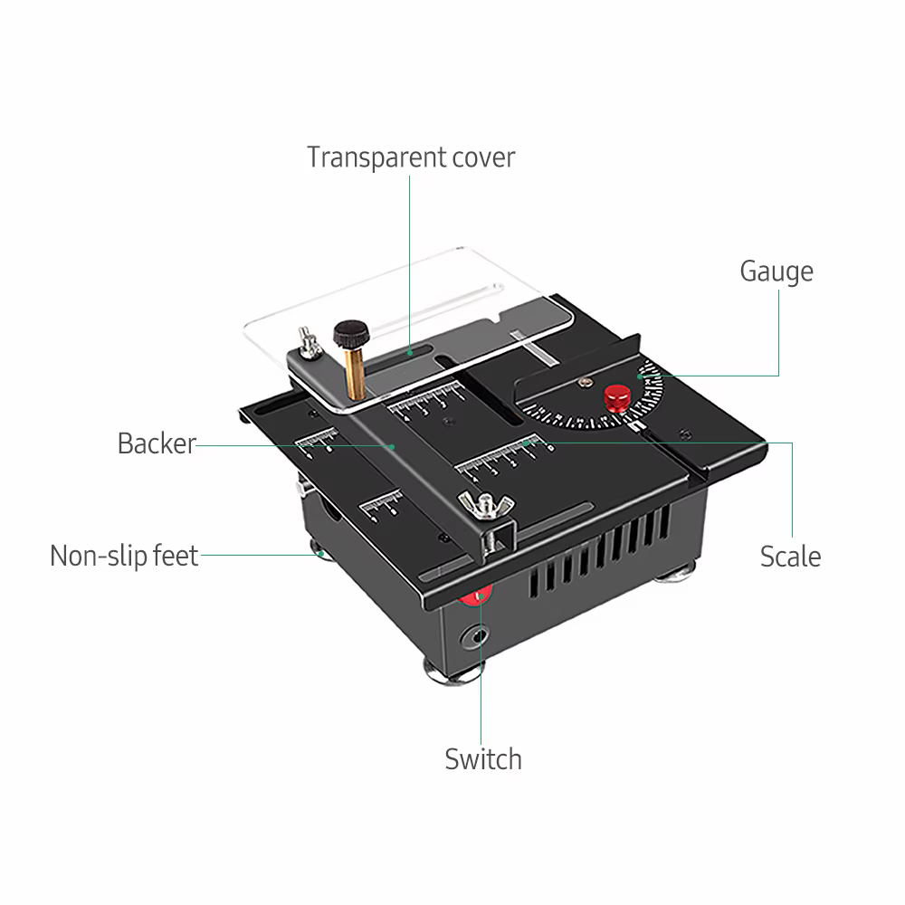Scie de Table multifonctionnelle 100W