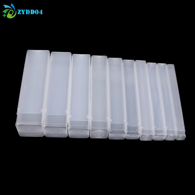 ● Boîte d'emballage pour forets, boîte de rangement pour fraises, boîte carrée télescopique pour fraises, 5 pièces