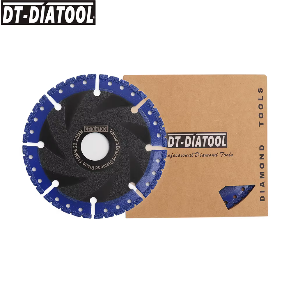 DIATOOL 1/2pcs Dia 115mm scie sphérique brasé universel disque de coupe en acier tuyau fer barre d'armature pierre dure