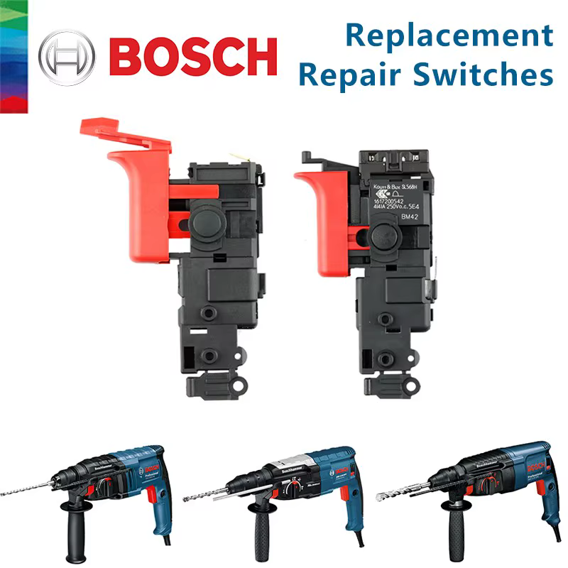 Bosch GBH2-20/2000/22/24/26E/28/DRE Perceuse à percussion électrique interrupteur de commande