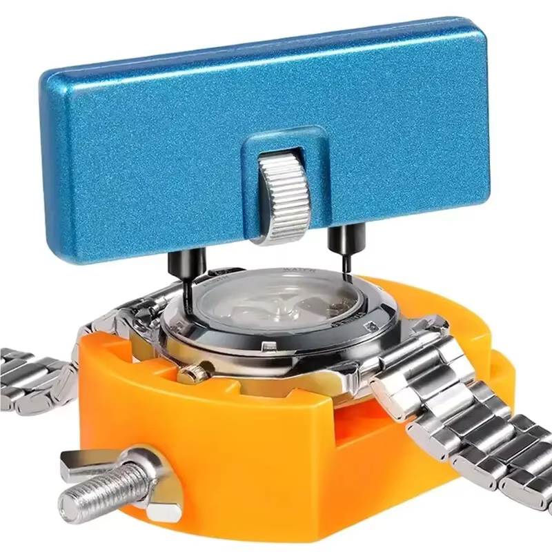 Kit de remplacement de batterie de montre, clé de retrait arrière pour rotation, ouvre-boîtier à couvercle ouvert, montre avec dissolvant d'entretien arrière de montre