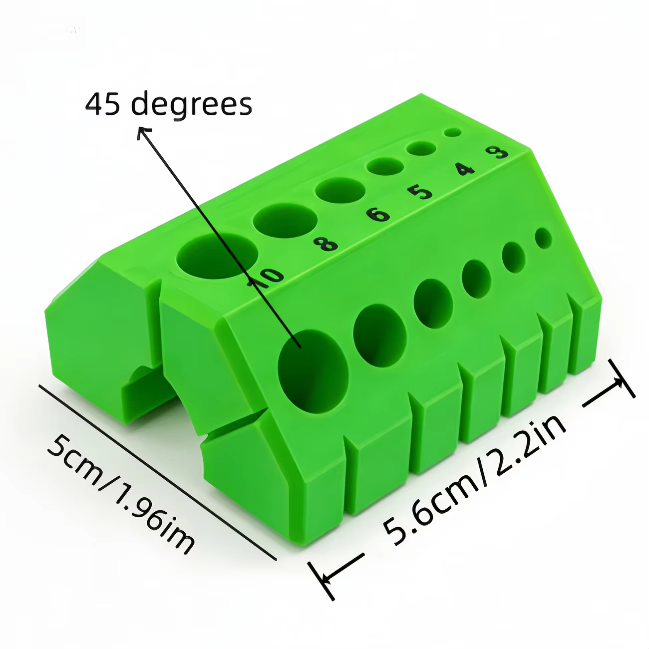 Guide de perçage pour une précision 45 ° et 90 ° Perceuse d'angle compatible avec les perceuses électriques