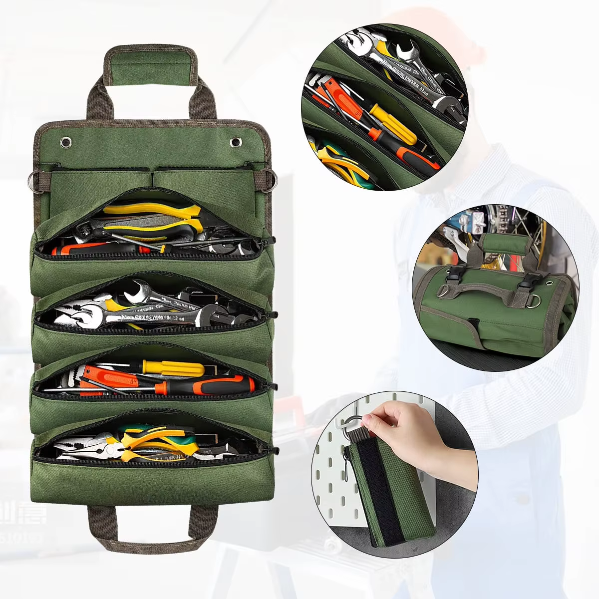 Sac à outils enroulable