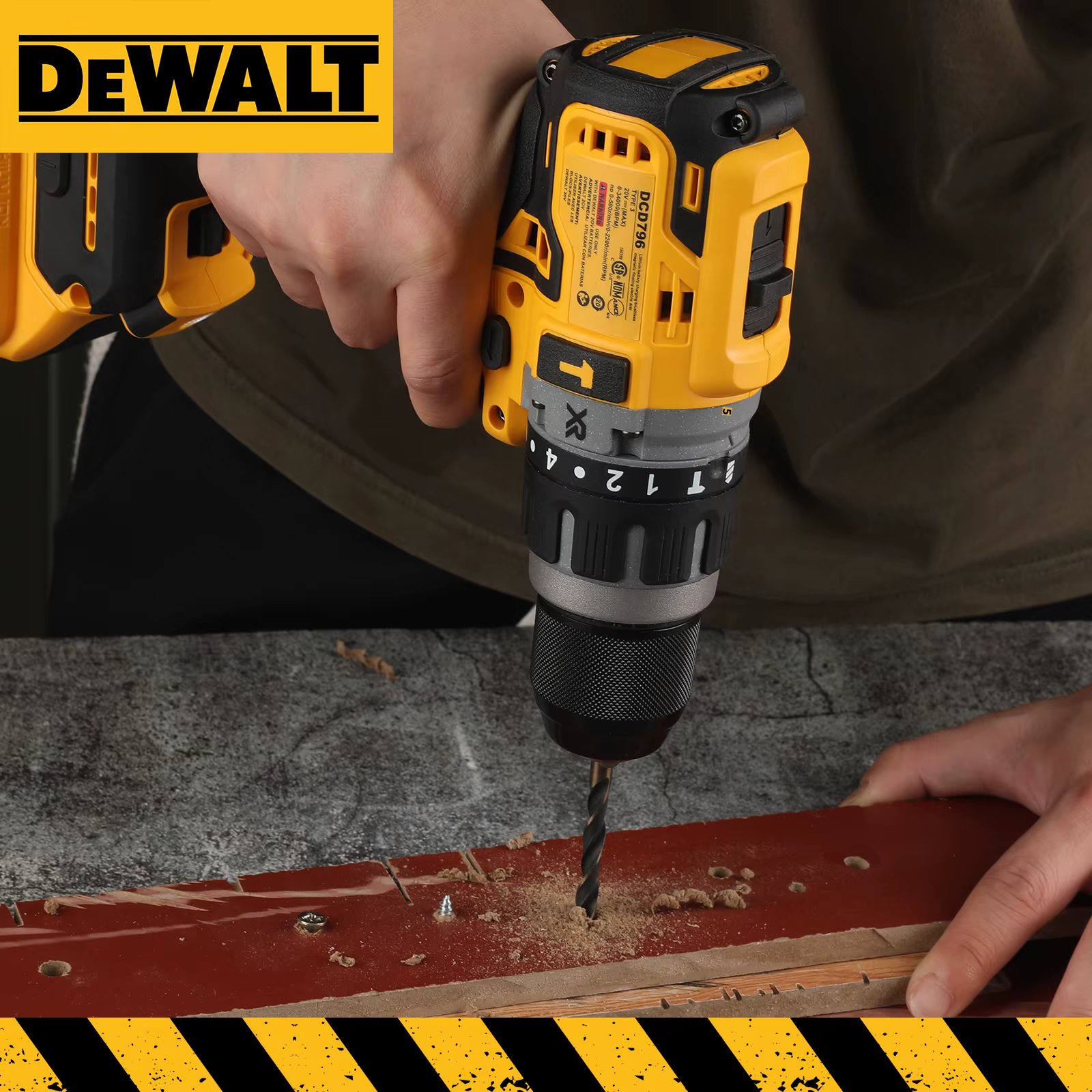 2025 Dewalt 2000 tr/min perceuse électrique sans fil pilote sans brosse vitesse réglable