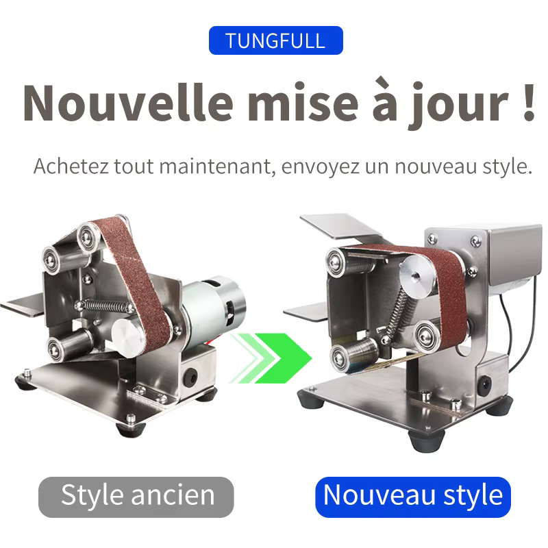 Mini ponceuse à bande électrique