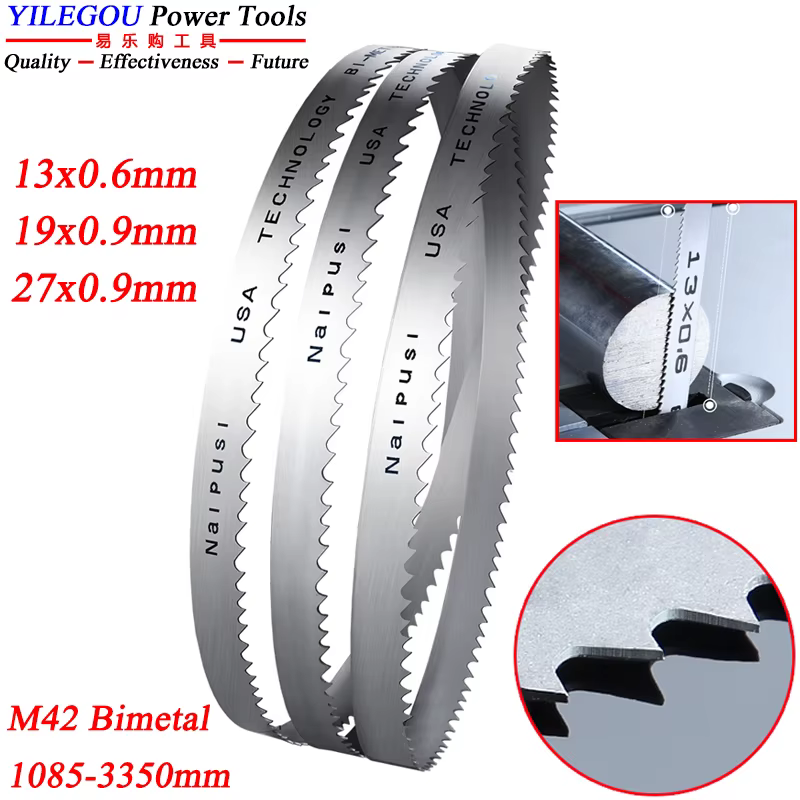 8" 9" 10" 12" 14" 16" M42 lame de scie à ruban bimétallique 1140 1425 1790 2240 2560mm