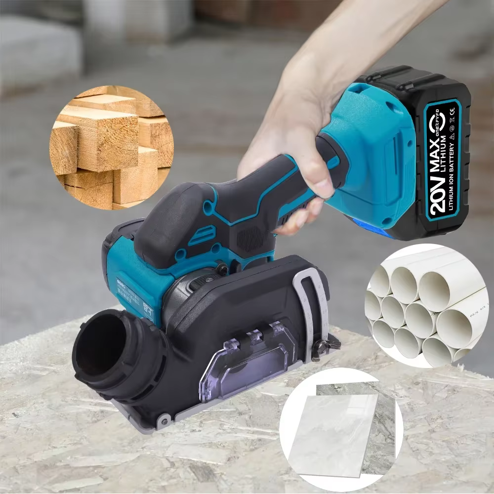Petite Machine de découpe électrique sans fil de 3 pouces, compacte, 76MM, 20000 tr/min, Mini meuleuse d'angle pour batterie Lithium-Ion 18V