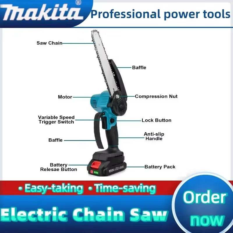 Scie à chaîne Makita de 6 pouces